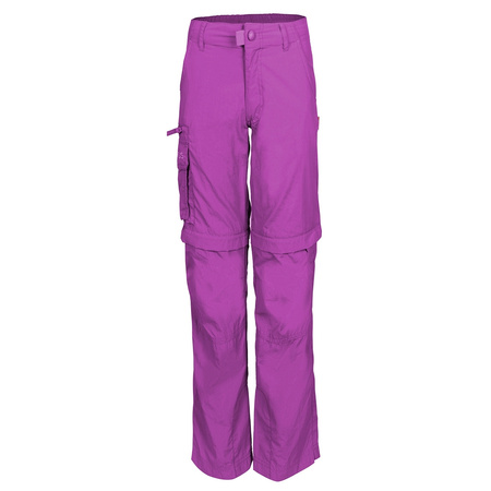 Spodnie zapinane na zamek dziecięce dla chłopca/dziewczynki Trollkids Kids Oppland Pants Slim Fit berry (111-205)