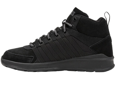 Sneakersy męskie K-Swiss Vista Trainer MID WNT zamszowe buty sportowe czarne (07145-010-M)