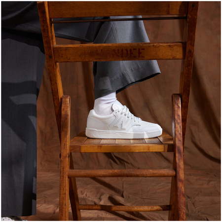 Sneakersy męskie Buty New Balance BB480L3W buty sportowe klasyczne białe (BB480L3W)