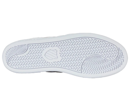 Męskie sneakersy K-Swiss COURT TIEBREAK II WHITE/TAUPE/TEAK/JURASSIC GOLD-M (04413-986-M)