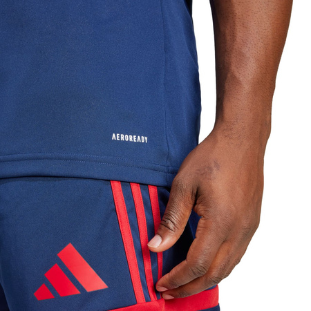 Koszulka męska adidas Squadra 25 granatowo-czerwona (JG5833)