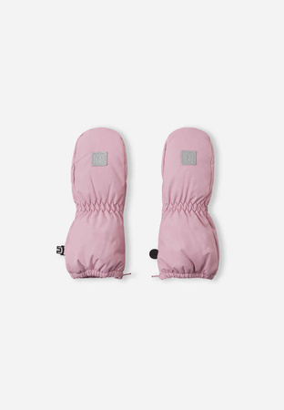 Wyprzedaż - Rękawiczki zimowe dziecięce Reima Mittens (woven). Tassu Grey Pink  Age 1 Toddler Unisex wodoodporne różowe (5300115A-4500)