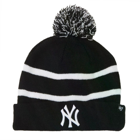 Czapka unisex 47 Brand NEW YORK YANKEES CUFF KNIT Czarny (B-BRKAW17ACE-BKD)
