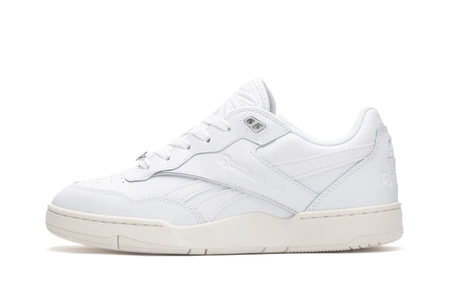 Buty sportowe damskie Reebok BB 4000 II W Cloud White Chalk skórzane vintage białe (100033649)