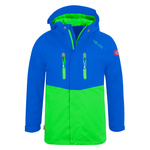 Kurtka przeciwdeszczowa dziecięca dla chłopca/dziewczynki Trollkids Kids Nusfjord Jacket medium blue/bright green (420-106)