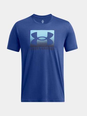 Koszulka sportowa męska Under Armour UA Boxed Sports t-shirt treningowy niebieski (1386793-432)