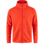 Polar męski Fjällräven Abisko Grid Fleece Hoodie M Flame Orange (F12600228-214)