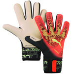 Rękawice bramkarskie Puma Ultra Grip 1 Hybrid pomarańczowo-czarne (41827 02)