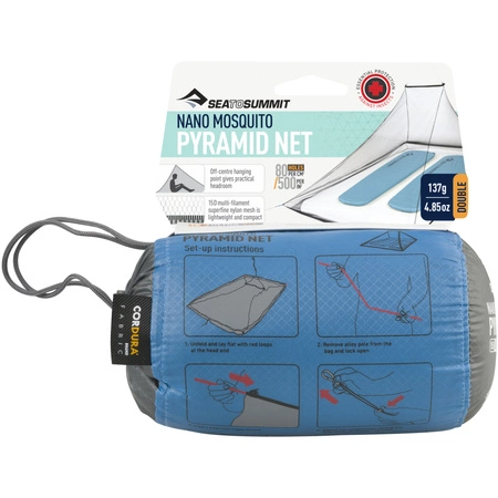 Wyprzedaż - Moskitiera Nano Mosquito Pyramid Net Double (ANMOS/UNI)