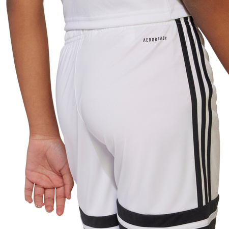 Spodenki dla dzieci adidas Squadra 25 białe (JJ2422)