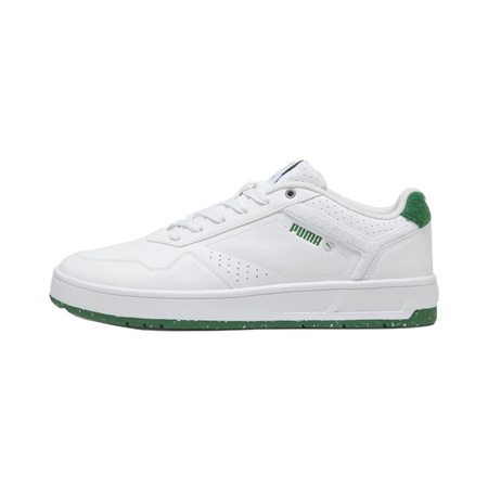 Wyprzedaż - Buty sportowe męskie Puma Court Classic Better White Archive z eko-skóry białe (395088-01)