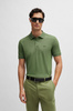 Koszulka Polo męska BOSS Pallas Open Green regular fit zielona (50468301-381)