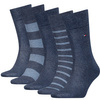 Skarpetki Tommy Hilfiger TH MEN SOCK 5P GIFTBOX MOULINE Niebieski (701224443003)