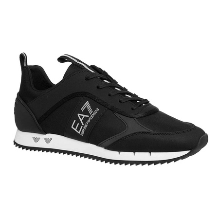 Sneakersy męskie Emporio Armani EA7 sportowe czarno-białe (X8X027-XK219-Q739)