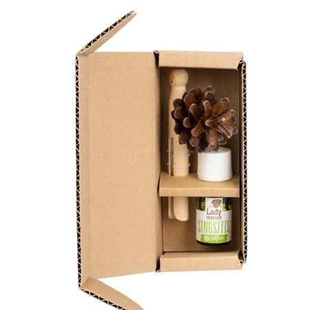 Zestaw Pani Szyszka VERTICAL SINUSITIS 1 x Pani Szyszka + 1 mieszanka olejków eterycznych (LP-VERTICAL-SINUSITIS)