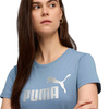 Koszulka damska Puma Ess Metallic No.1 Logo niebieska (631536 34)