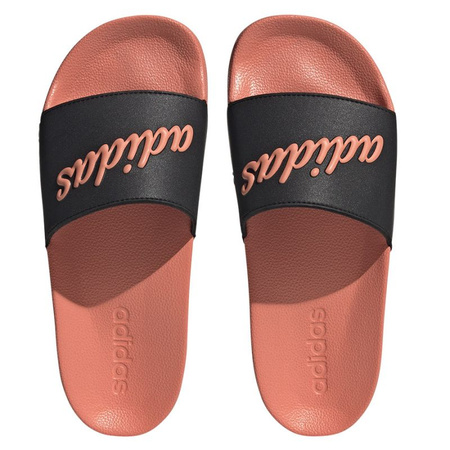 Klapki sportowe damskie adidas Adilette Shower na lato na plażę pomarańczowe/czarne (GZ9505)