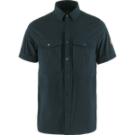 Koszula z krótkim rękawem męska Fjällräven Abisko Trekking Shirt SS M Dark Navy (F87939-555)