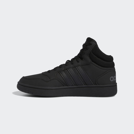 Sneakersy męskie za kostkę adidas HOOPS 3.0 MID czarne (GV6683)