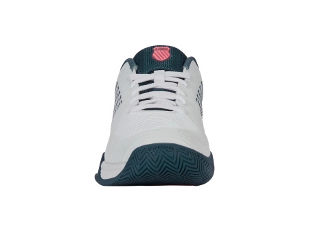 Męskie sneakersy K-Swiss HYPERCOURT EXPRESS 2 WH/STRGZR/NEONBLZ-M (06613-129-M)
