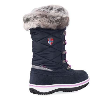 Wodoodporne buty zimowe Trollkids Girls Holmenkollen Snow Boots dla dziewczynki (171-114)