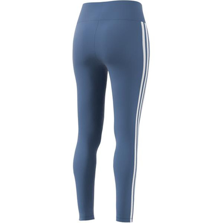 Legginsy damskie Adidas Originals HW TIGHTS dopasowane spodnie sportowe na siłownię niebieskie (GT8462)