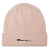 Czapka zimowa damska Champion Legacy BEANIE CAP ciepła różowa (804671PS075)