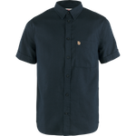 Koszula z krótkim rękawem męska Fjällräven Övik Travel Shirt SS M Dark Navy (F87039-555)