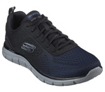 Sneakersy męskie Skechers Track Ripkent lekkie wentylowane czarne (232399-NVBK)