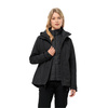Wyprzedaż - Kurtka trekkingowa damska Jack Wolfskin Geisshorn 3in1 JKT W wiatroszczelna czarna (1115601_6000)