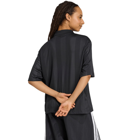 Koszulka damska adidas Tiro Q4 Polo czarna (JN2749)