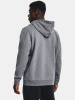 Bluza z kapturem męska UNDER ARMOUR Essential Fleece bawełniana z kieszenią szara (1373880-012)