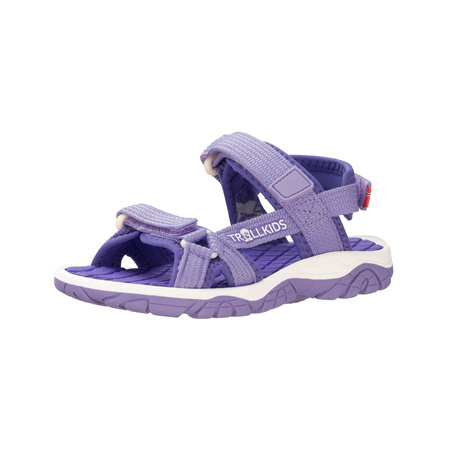 Sandały sportowe dziecięce dla chłopca/dziewczynki Trollkids Kids Oslofjord Sandal lilac (268-118)