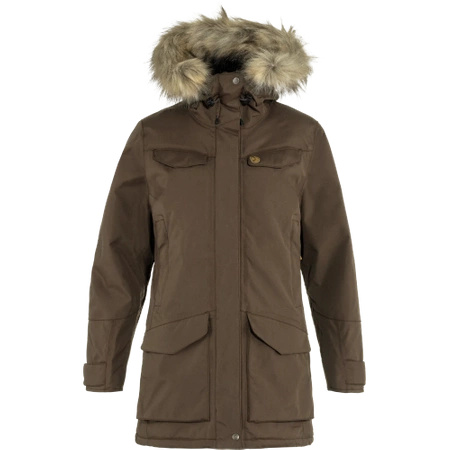 Kurtka ocieplana damska Fjällräven Nuuk Parka W Dark Oak (F86369-299)