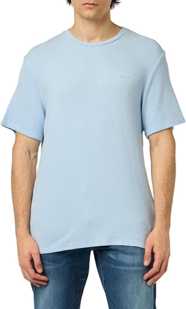 Koszulka męska BOSS Rib AZZURRO błękitna (50509328-450)