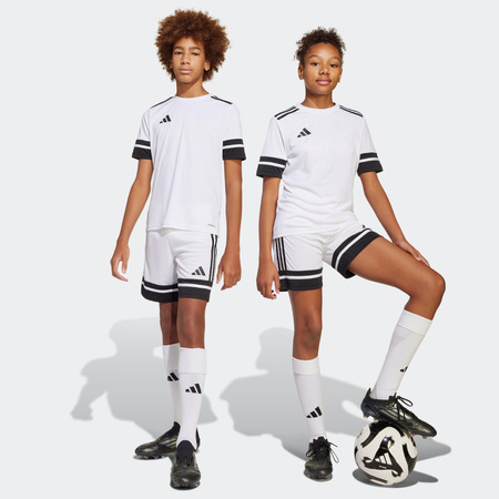 Spodenki dla dzieci adidas Squadra 25 białe (JJ2422)