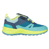 Buty Trollkids Trollfjord Hiker Low XT Waterproof niebieski portowy/wiosenny liść/mgła akwamarynowa