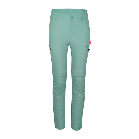 Spodnie zapinane na zamek dziecięce dla chłopca/dziewczynki Trollkids Kids Kjerag Zip-Off Pants glacier green (177-319)