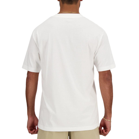 Koszulka New Balance S/S NEW BALANCE SMALL LOGO Biały (MT41509WT)
