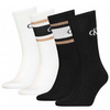 Skarpetki unisex Calvin Klein CKJ MEN SOCK 4P SPORT Logo czarne (701219837001)