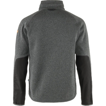 Polar męski Fjällräven Övik Fleece Zip Sweater M Dark Grey (F87317-030)