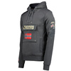 Bluza sportowa męska Geographical Norway Gymclass DB MEN 100 z kapturem szara (WU4190H-GN-DARKGREY)/WY10088H/GN