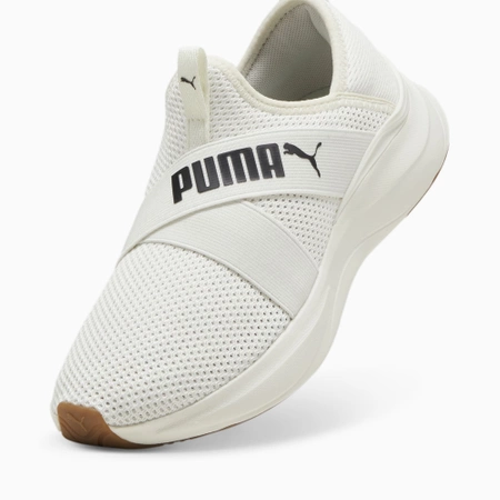 Wyprzedaż - Sneakersy do biegania damskie Puma Softride Harmony Slip-On buty sportowe beżowe (379606-02)