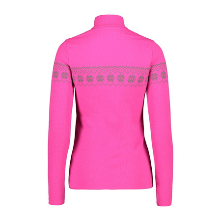 Bluza sportowa damska CMP Woman Sweat Knitted golf narciarski różowy (7H96146/H924)