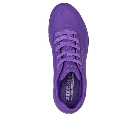 Sneakersy damskie Skechers Uno Nights Shades buty sportowe fioletowe (73667-PUR)