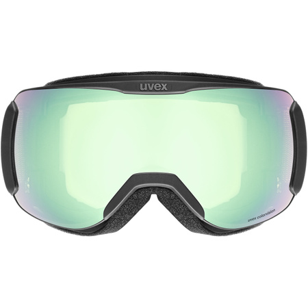 Gogle narciarskie damskie/męskie Uvex Downhill 2100 CV snowboardowe sportowe czarne (55/0/392/7031)