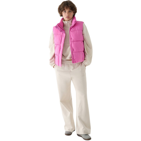 Kamizelka damska 4F F140 różowa (4FWAW24TVJAF140 54S)