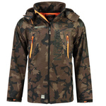 Kurka softshell męska GEOGRAPHICAL NORWAY TECHNO NEW CAMO (WU4549H/GN-KAKI / ORANGE)