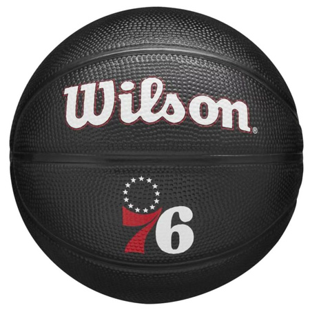 Piłka do koszykówki Wilson Team Tribute Philadelphia 76ers Mini Ball  (WZ4017611XB)
