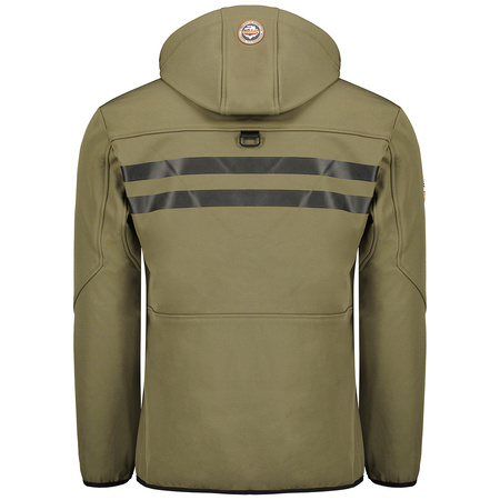Softshell Geographical Norway ROYAUTE DB KAKI-ORANGE MEN 068 khaki / pomarańczowy męska (WY1996H/GN-Kaki / Orange)